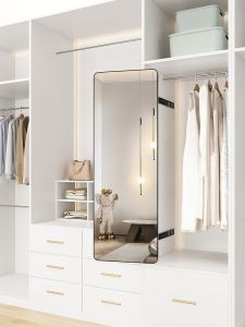 SAMEDREAM | Invisible Sliding Rotatable Extending Dressing Mirror