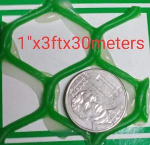 Chicken Plastic POLYETHYLENE Screen 1 inch hole 3ft height x 30 meters