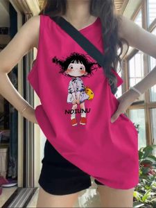 SHUQINGLAI | Pure Cotton Athletic Vest Casual Loose T-Shirt