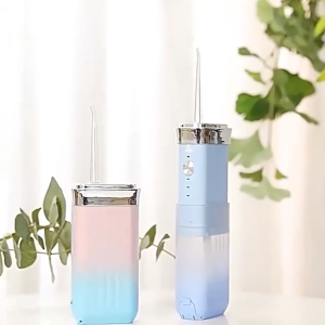 Water Flosser 3-Level Flossing Modes 4 Nozzles Portable Electric Water Flosser Orthodontic Water Flosser Household Water Flosser Retractable