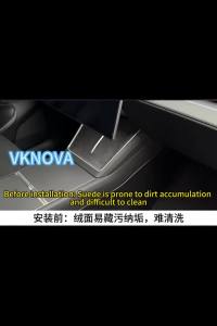 For Tesla Model YL Juniper 2026 Center Console Silicone Mat Designed Refresh Non-Slip Design 6-Seater YL - Wireless Charging