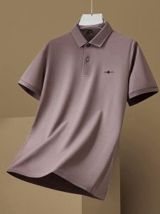 Pierre Cardin Mens ฤดูร้อน สลิมฟิต ลำลอง เสื้อยืดแขนสั้น ระบายอากาศได้ดี เสื้อโปโลใส่สบาย พลัสไซส์ Fashion Urban Wear