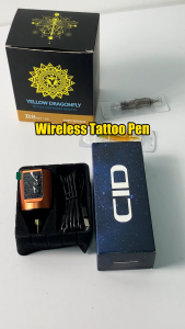 Wireless Tattoo Pen with Digital Display Screen and Type-C Wireless Charging Battery