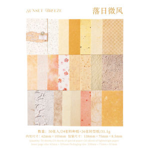 A7/M5 Texture Scrapbook Paper Morandi Pastel Memo Pad for Scrapbooking DIY Planner Journal Notebook Decoration Office Gift
