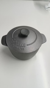 Cast Iron Rice Cooker Thickened Rice Stewpot Induction Compatible Rice Casserole Multi-Function Cooking Utensils