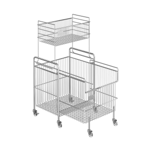 Stainless Steel Multifunction Clothes Storage Cart