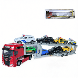 Alloy Dual Level Simulation Transport Truck Toy