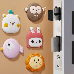 Silicone hoat hình chặn cửa đệm chắn khi va chạm miếng bảo vệ tường đồ trang trí cửa dừng đệm tay nắm cửa bảo vệ chống trượt chống sốc