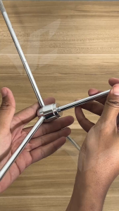 V Club Archery Stainless Steel Bow Stand - Screw In Detachable Legs - For Recurve / Compound Bow