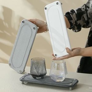 Diatomite rack Diatomite sink mat for Dishes Toothbrush for kitchen bathroom Jewelry anti-slip water-absorbing