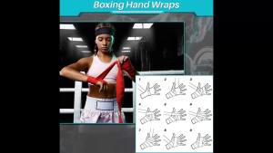 2 Rolls 2.5M Cotton Boxing Bandage Sports Strap Sanda Gauntlets MMA Hand Gloves Wraps Belt Wraps Bandage For Competition