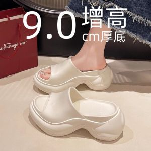 Paris Slippers Thick Bottom Anti-Slip Beach EVA Casual Womens Summer New Style Outdoor Wear Comfortable Flat Sandals