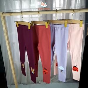 Quần dài bé gái quần legging bé gái 100% COTTON co dãn thoải mái LB-KID