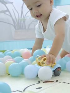 ⚡พร้อมส่ง⚡Tinykoala คอกกั้นเด็ก คอกกั้นเด็กตาข่าย ที่กั้นคอกเด็ก คอกผ้าตาข่าย รั้วคลานเด็ก สูง 68 cm ระบายอากาศ แข็งแรง