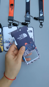 The North Face Cardholder สายคล้องบัตรพนักงาน ที่ใส่บัตรพนักงาน บัตรพนักงาน บัตรนักเรียน ผู้ถือบัตร ที่คล้องคอสำหรับแขวนบัตรประจำตัว