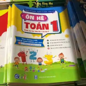 Sách Ôn Hè Toán Được Biên Soạn Theo Chương Trình SGK Mới Nhất Dành Cho Học Sinh Lớp 12345 Xương Rồng Nhỏ