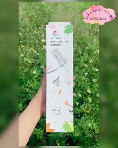 [HÀNG LOẠI 1] Cọ rửa bình silicon cao cấp tay cầm tay xoay 360 độ dùng cho mọi loại bình