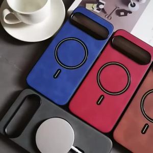 Premium PU Leather for Magsafe Case for Google Pixel 11 10 9 Pro XL 10A 9A 8A 7A Magnetic Wireless Charge Shockproof Cover