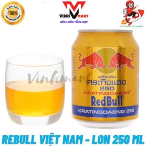 [ CHỈ GIAO ĐƠN  ĐẶT HỎA TỐC HỒ CHÍ MINH ]  Bò Cụng Redbull Việt Nam 1 Thùng 24 Lon