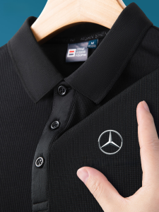 Polo Shirt Customed Working Suit Short Sleeve Summer 4S Shop Ice Silk Quick-Drying T-Shirt Auto Repair Factory Waffle Work Clothes Customized