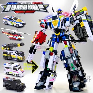 MINI FORCE | Đồ chơi Robot Mecha biến hình 5 trong 1 chính hãng cho bé trai