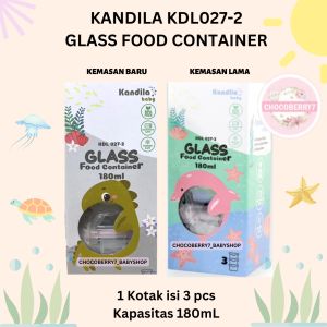 Kandila Baby / Bebe Wawa Glass Food Container MPASI Bayi Wadah Kaca Tempat Makan Kontainer Makanan Bayi Kandila Food Storage Bayi 180Ml Wadah Makan Ramah Lingkungan - Lazada