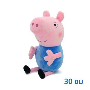 Peppa Pig ตุ๊กตาตุ๊กตารูป-การ์ตูนอะนิเมะของเล่นพ่อและแม่ตัวละครเหมาะสําหรับของขวัญวันเกิดเด็ก