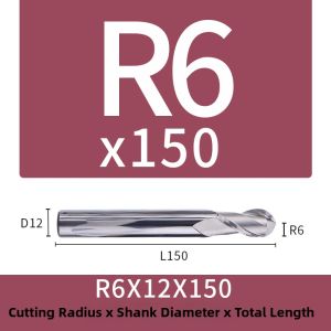 55 Degree Aluminum Specific Ball Nose Milling Tool