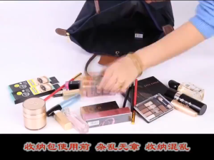 Felt Insert Bag for Longchamp Tote Bag - Large Capacity Handbag Organizer with Side-Zip Magic & Divided Pockets for Travel-Friendly Inner Storage Pouch [SG]