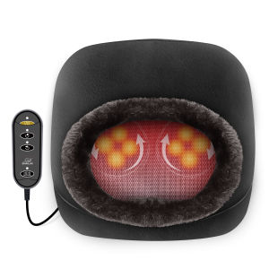 [Buy 1 Get 1 Free] Snailax SL-522S 2 In 1 Foot & Back Massager with Shiatsu and Rolling function and Heat Option Detachable and Washable Velvet Cover for Home Office use | Ideal Gift | Local 2 Years Warranty