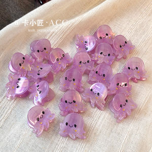Acetate Small Jaw Clip Cute Octopus Crab Dolphin Sweet Beauty Clip Hairwear Side Clip Cartoon Fringe Hair Claw Headdress