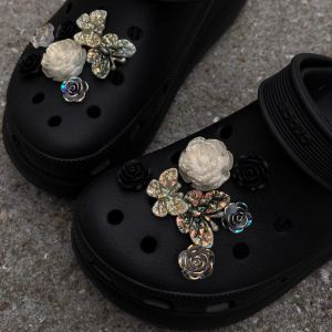 FENKAN | Elegant 3D Shoe Flower Decor for Clog Shoes
