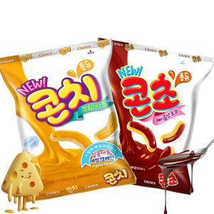 South Korea Original Import Snack Crean Chocolate Puffed Bar & Caramel Flavor Crisp Bar: A Casual Snack Experience