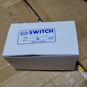 Công tắc gạt 6 chân tự trả 3 vị trí on off on made in taiwan.