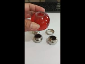 Bandul Akrilik Merah 3/4in aksesoris stainless steel