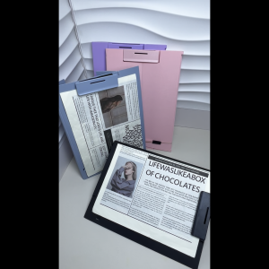 A4/Long Standing Clipboard with Stand Clip Board with Cover File Organizer Folder Clipboard Document Organizer 14"x10"