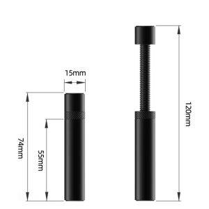 OUYUANSU | Computer Case Graphics Card Bracket Telescopic jack Sea View Room All Aluminum Magnetic Adjustable Graphics Card Support Bracket