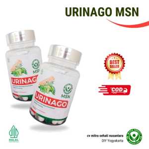 URINAGO Obat Herbal Sipilis Gonore Kencing Nanah Membantu Memelihara Kesehatan Kelamin 60 Kqpsul