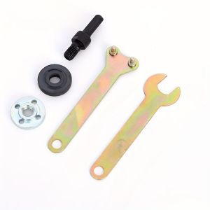 5pcs Angle Grinder Accessory Kit - Metal Connecting Rod Set Suitable for Polishing Wheels Grinding Adapters and Angle Grinder