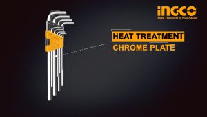 Bộ 9 chìa lục giác tay cầm dài INGCO HHK11092/HHK13091/HHK14081