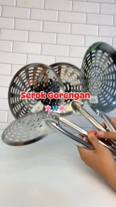 TB ESSENTIALS Serok Bawang Stainless Steel/Saringan Minyak / Serok Gorengan