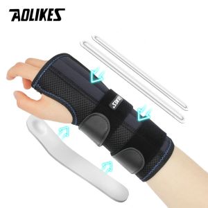 AOLIKES 1PCS Wrist Brace for Carpal Tunnel Relief Night SupportSupport Hand Brace with 3 StaysAdjustable Wrist Support Splint