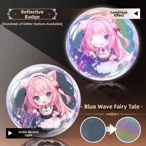 Custom Flash Reflector Badge