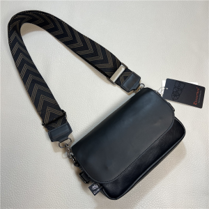 Three-Box New Men Shoulder Bag Casual Stripes Ribbon Messenger Bag Japanese Style Flap Mens and Womens Backpacks