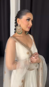 [PRE-ORDER] Ready Made Pure Fox Georgette With Heavy Embroidery Anarkali Gown (10-15days delivery)