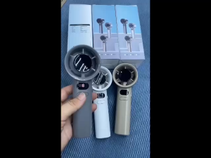 Quạt mini di động sạc type C 120 tốc độ turbo phản lực màn hình led hiển thi pin và tốc độ gió M11