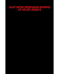 Alat Untuk Memasukan Benang Ke Dalam Jarum B