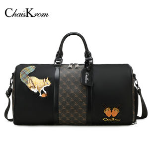 Chaiskrom Original Embroidery Travel Bag Short Distance Men Satchel Luggage Bag Large Capacity Travel Fitness Bag Women