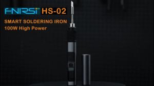 Fnirsi | FNIRSI HS-02 Adjustable Temperature Soldering Iron DC 20V 100-450℃ Welding Solder Rework Station PD 100W Portable Repair Tool