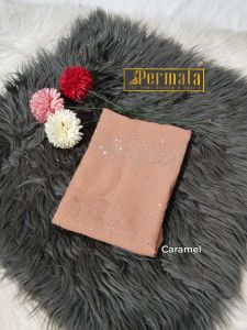 Hijab Segiempat Payet Silver motif akar